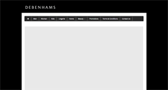 Desktop Screenshot of debenhams.com.mt