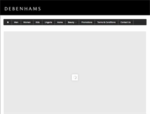 Tablet Screenshot of debenhams.com.mt